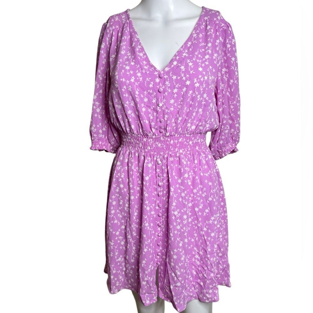 Bb Dakota Steve Madden Pink Floral Women's Dress Size Small